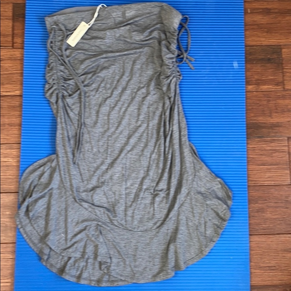 Gray Jersey material skirt